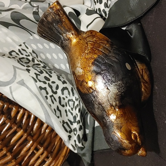 3/$20 Metallic Ceramic Bird - Picture 1 of 5